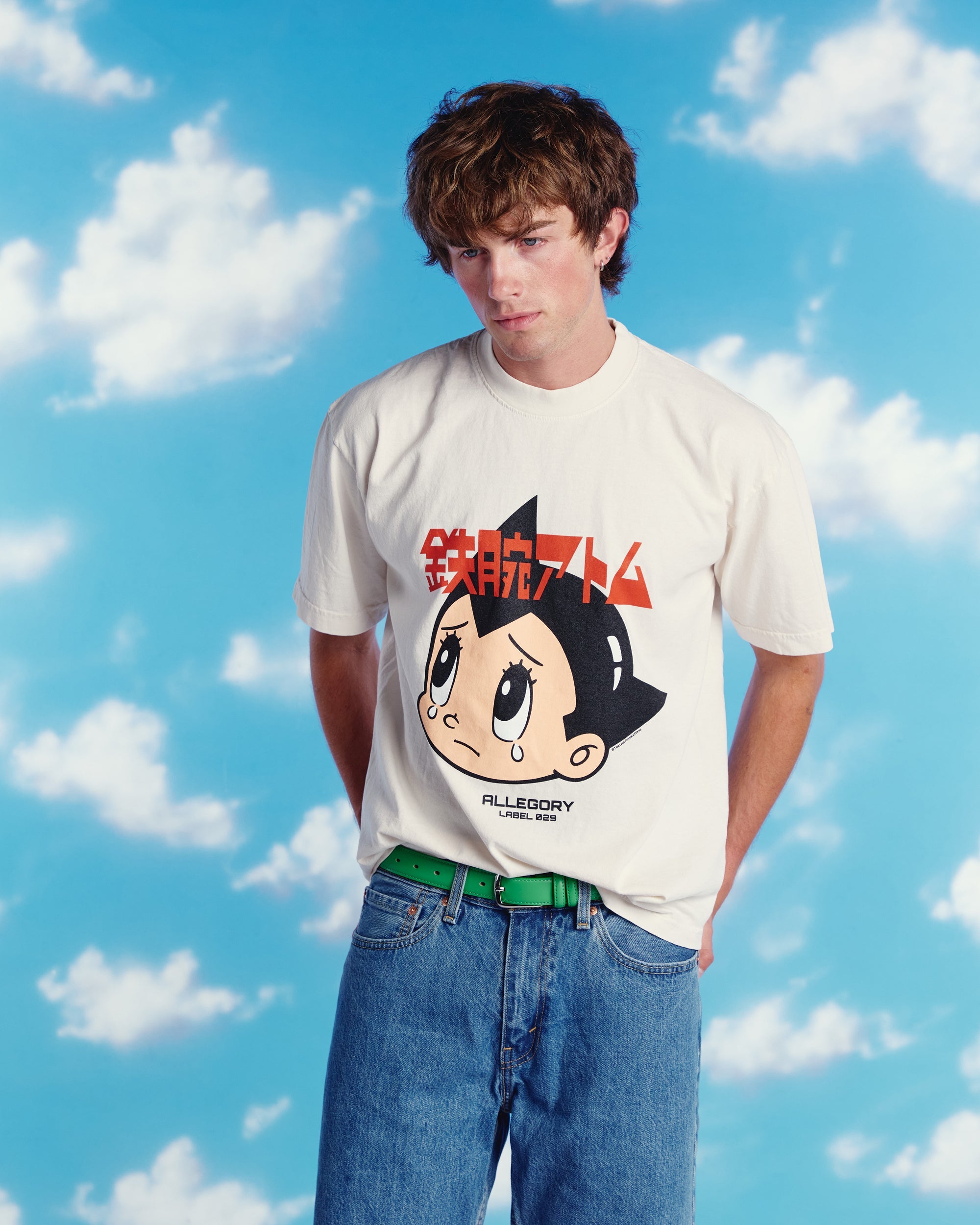 Tears of Atom Tee For Astro Boy / Creme-6