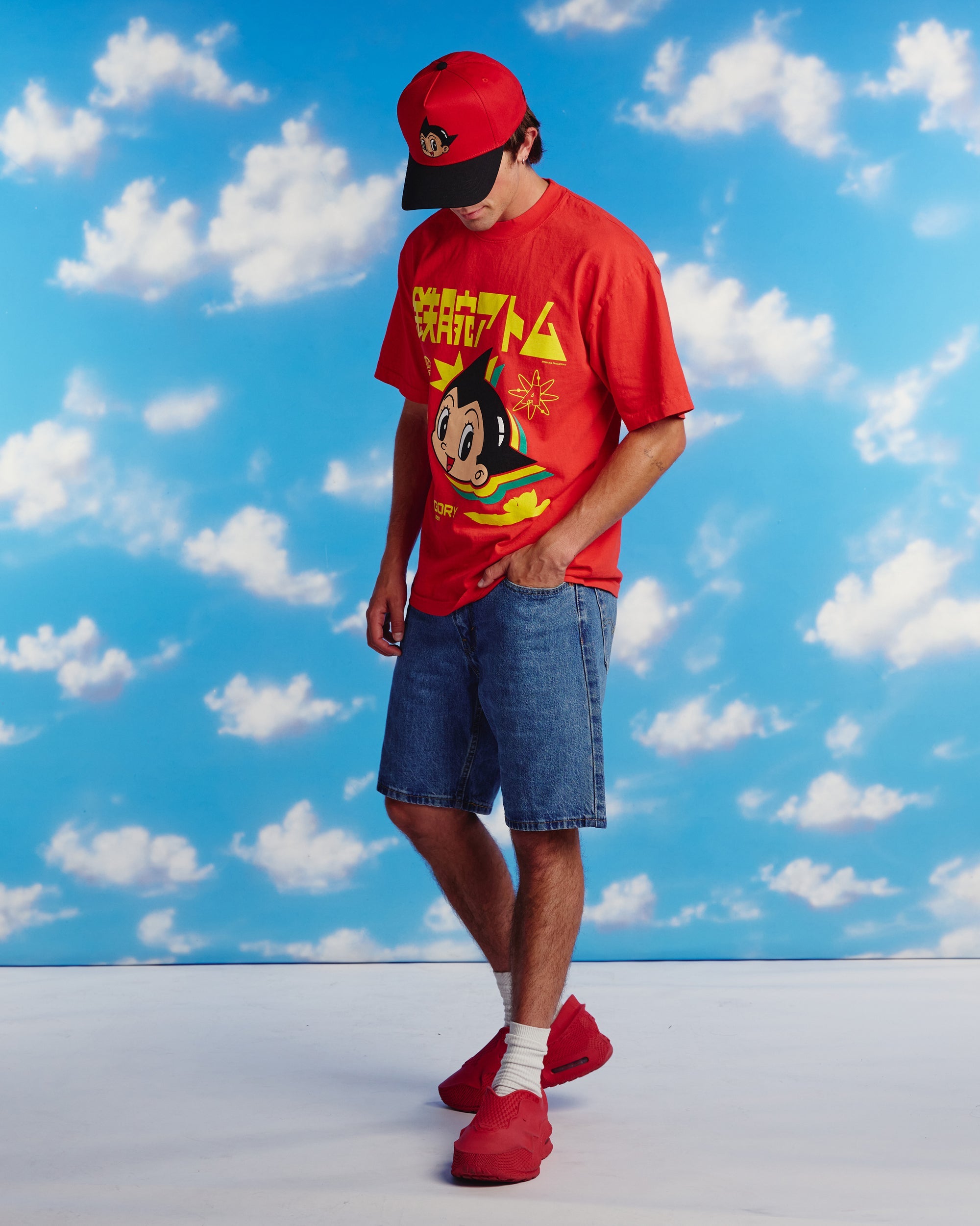 Great Day Mighty Atom For Astro Boy Tee / Tomato Red-5