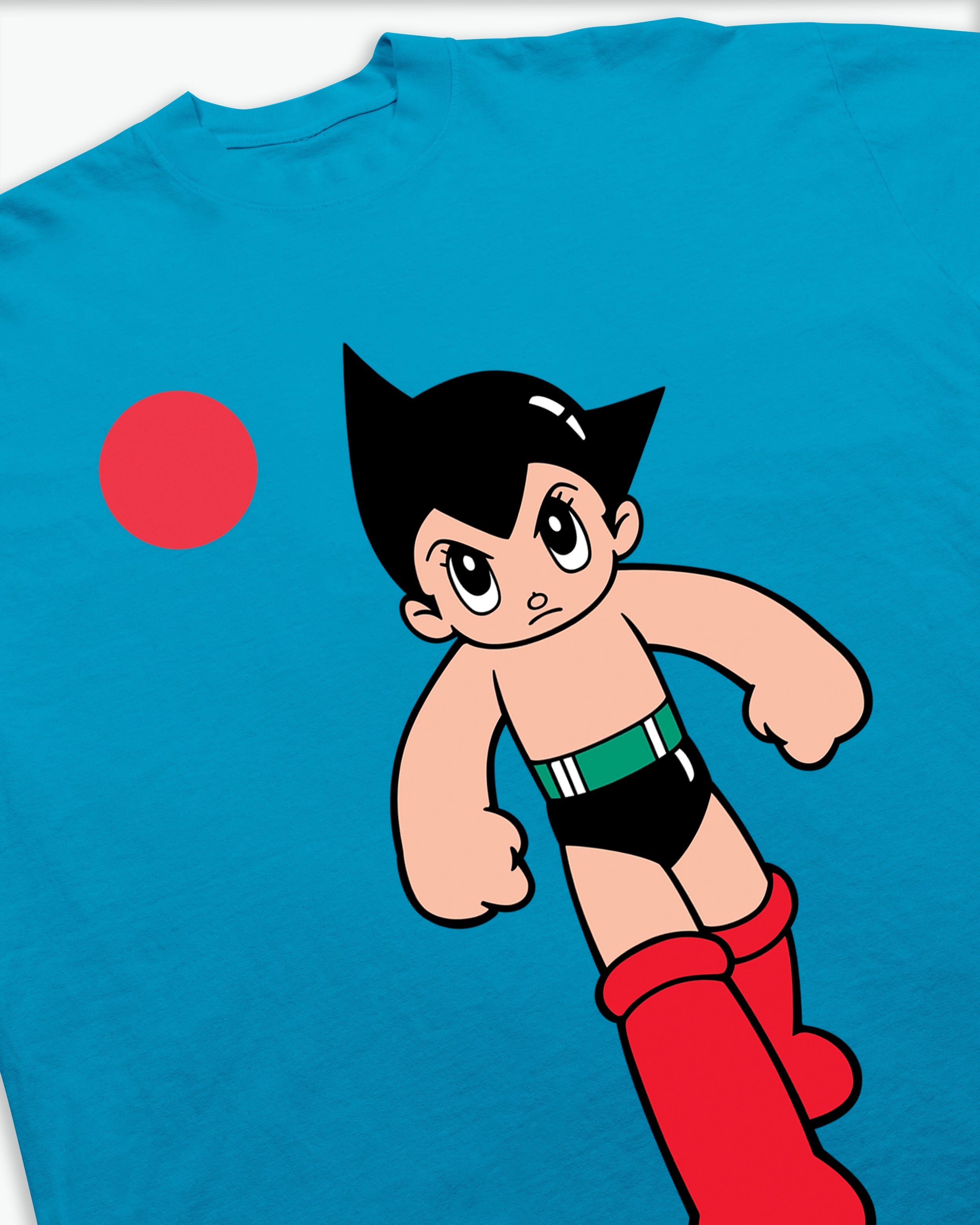 Iron Arm Mighty Atom Tee For Astro Boy / Sky Blue-2