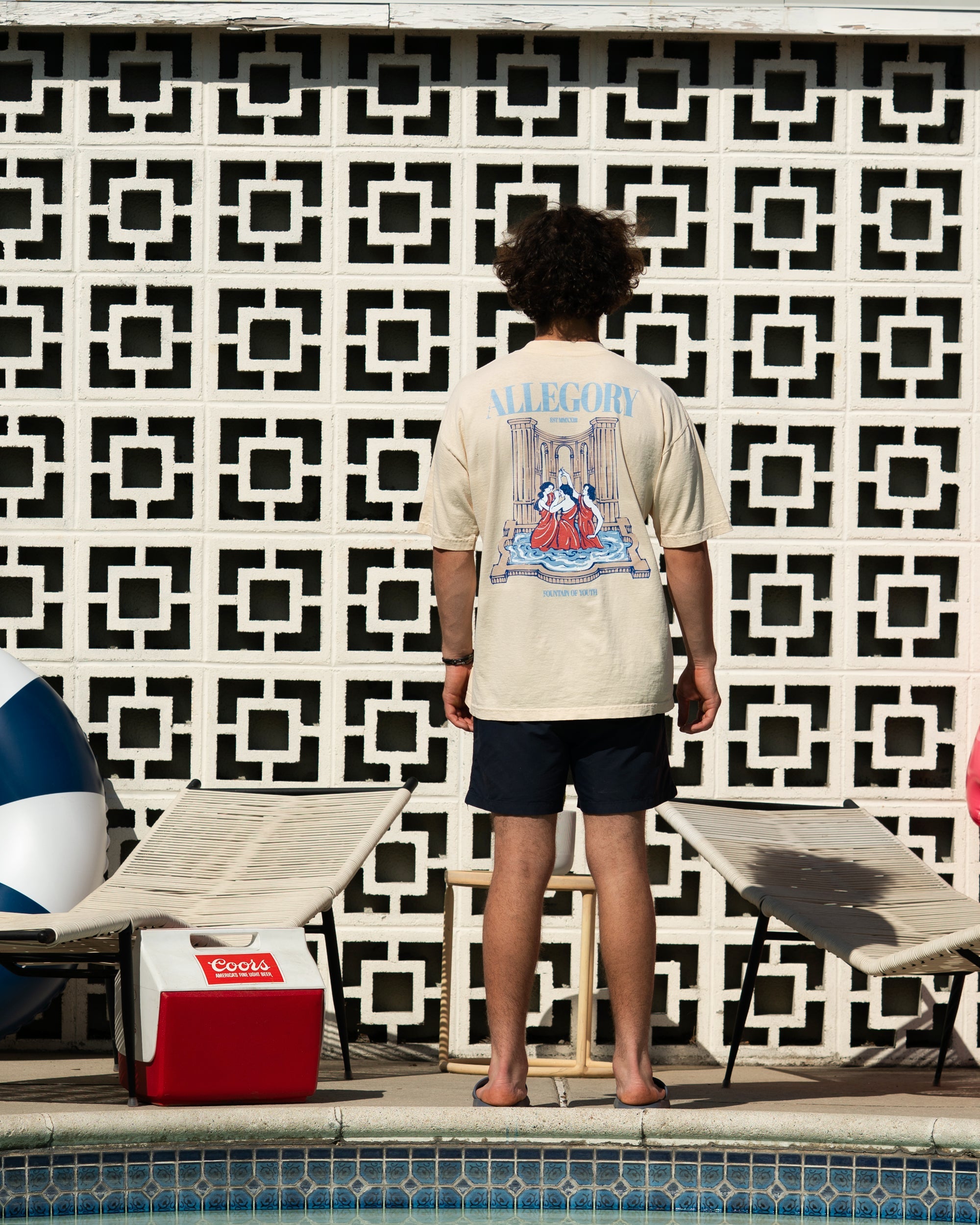Fountain of Youth Tee / Washed Gold-6