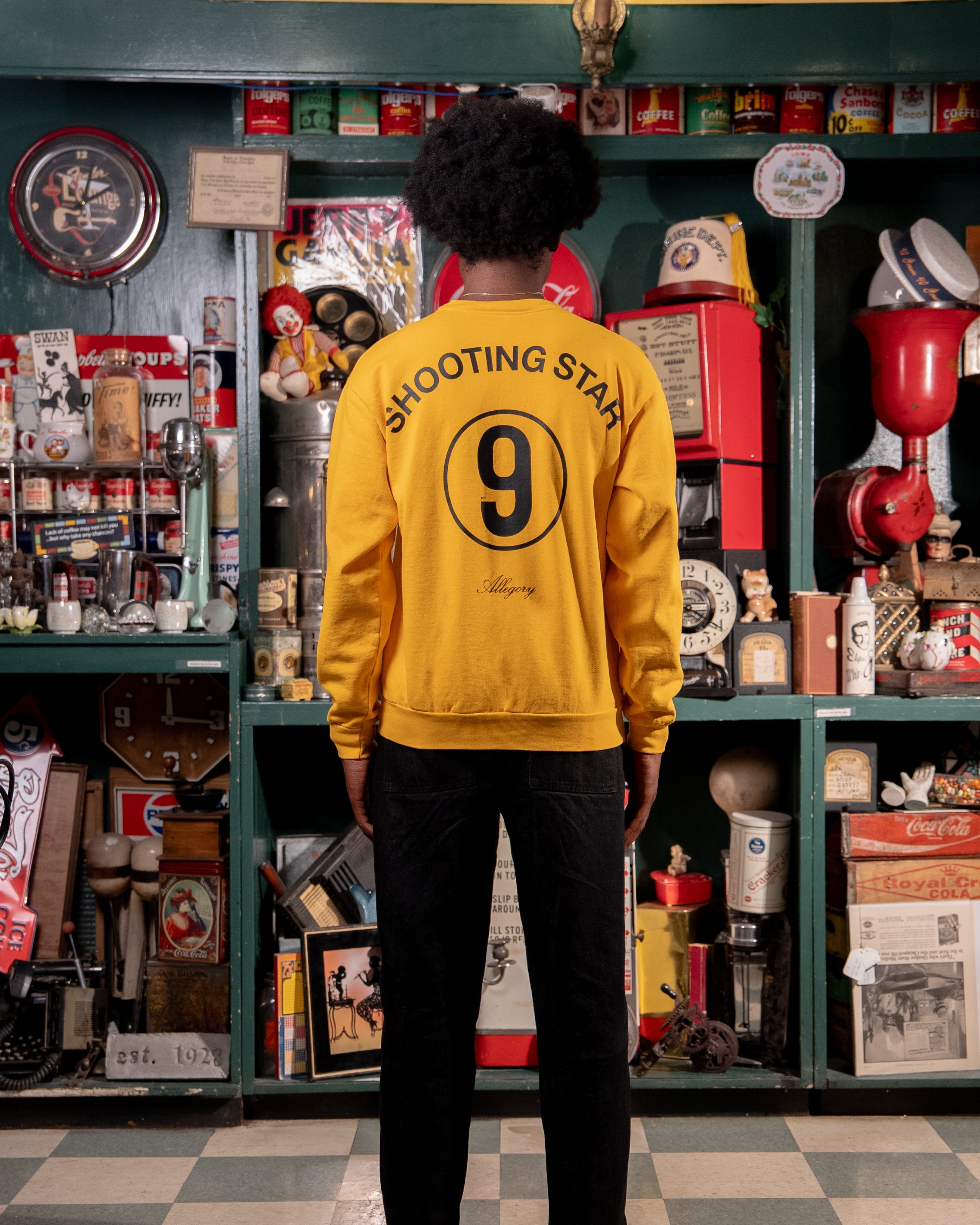 Shooting Star For Speed Racer™ Crewneck / Vibrant Yellow-7