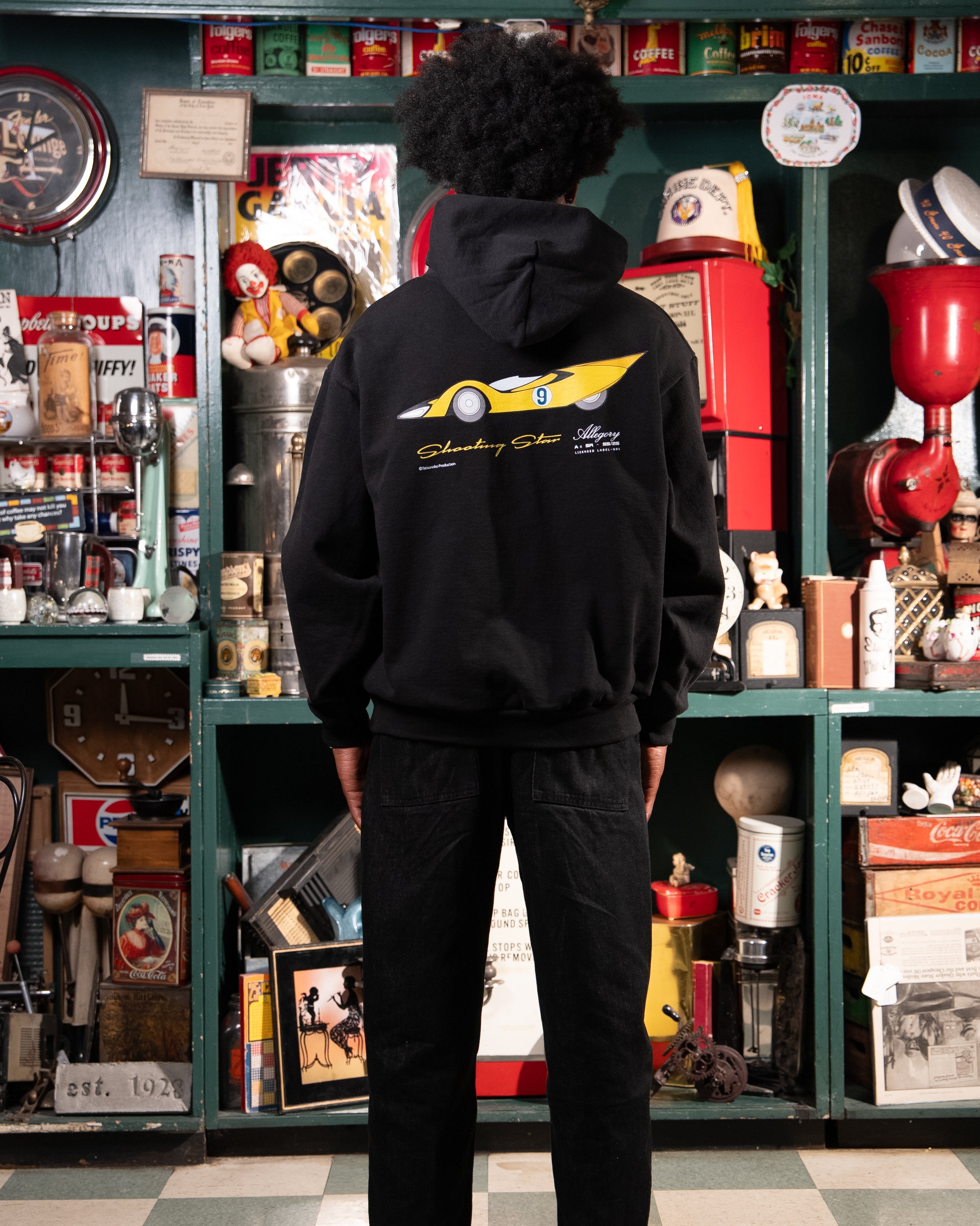 Car No.9 For Speed Racer™ Hoodie / Black-7