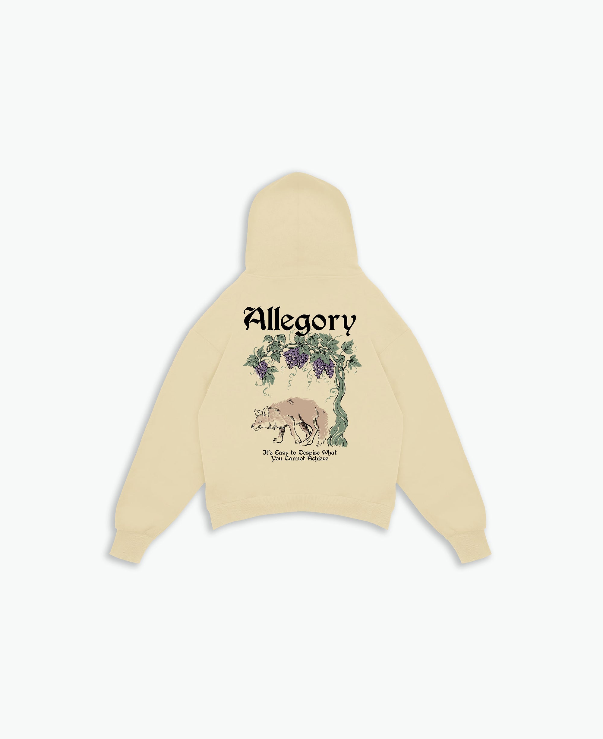 Fox and The Grapes Hoodie / Washed Gold